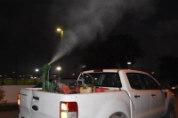 SSY y Ayuntamiento realizan doble barrido de fumigaci&oacute;n en M&eacute;rida
