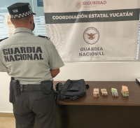Detiene GN a sujeto con más de 400 mil pesos en Aeropuerto