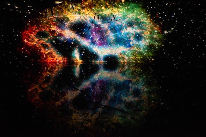 Cenote Santa Rosa, primero en implementar video mapping en Homún