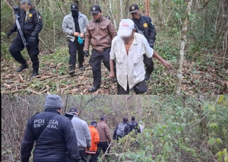 Localizan a persona extraviada en monte de Tekax