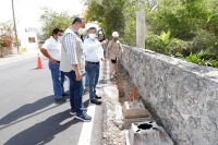Supervisa Ren&aacute;n obras de iluminaci&oacute;n en carretera Chablekal-Dzibilchalt&uacute;n