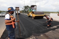 Avanza repavimentaci&oacute;n del Perif&eacute;rico de M&eacute;rida