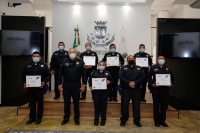 Reconocen a polic&iacute;as municipales por detenci&oacute;n de presuntos feminicidas