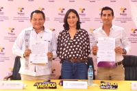 "Huacho" y Rommel firman carta compromiso con el CRIT Yucat&aacute;n