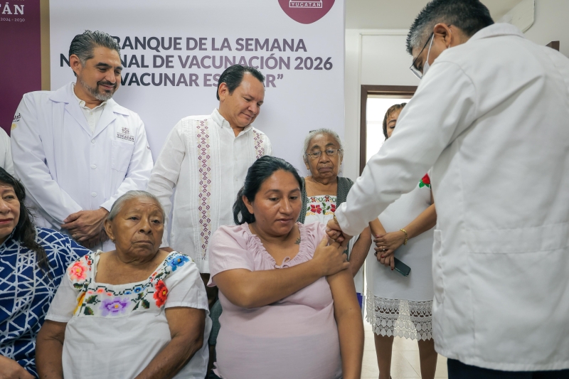 Inicia Semana Nacional de Vacunación en Yucatán