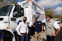 Ren&aacute;n Barrera supervisa las nuevas unidades de Servilimpia