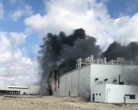 P&eacute;rdidas millonarias en incendio de planta porc&iacute;cola de Kek&eacute;n&nbsp;