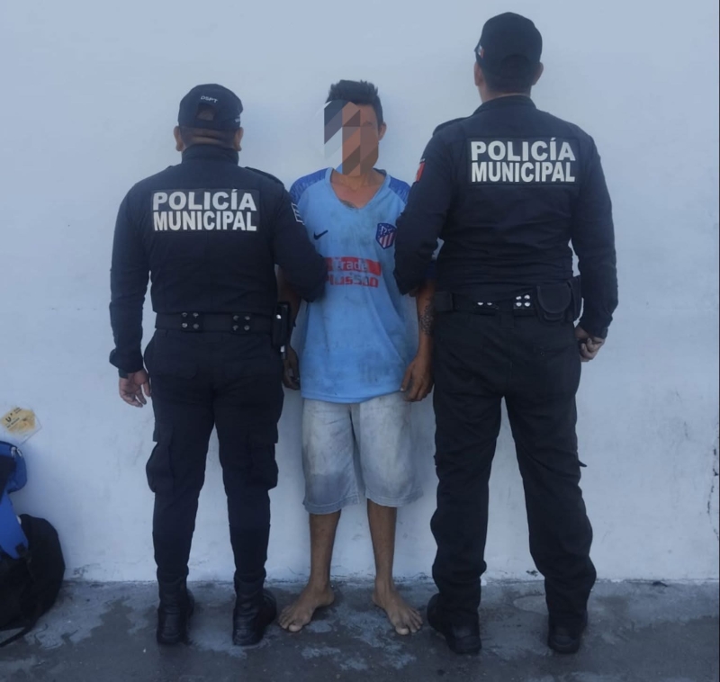 Cae  presunto ladrón en Progreso