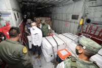 Llegan m&aacute;s de 50 mil vacunas contra Covid-19 para segunda dosis en adultos mayores