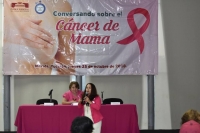 Difunden cuidados para prevenir c&aacute;ncer de mama