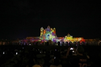 Reactivan videomapping en Izamal