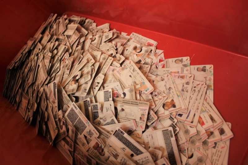 Destruye INE Yucatán mil 15 credenciales para votar