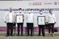 Entregan a Man&iacute; y Sisal sus nombramientos de Pueblos M&aacute;gicos