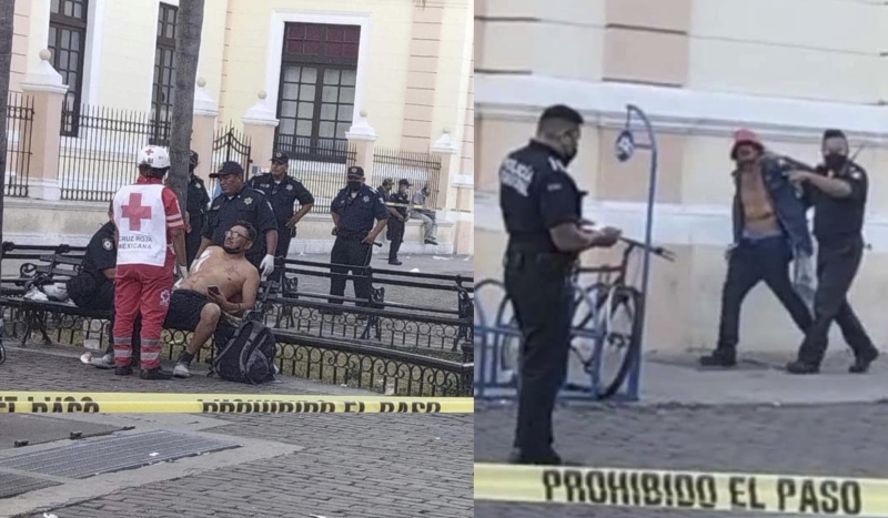 Riña en parque Eulogio Rosado deja un lesionado; hay un detenido 