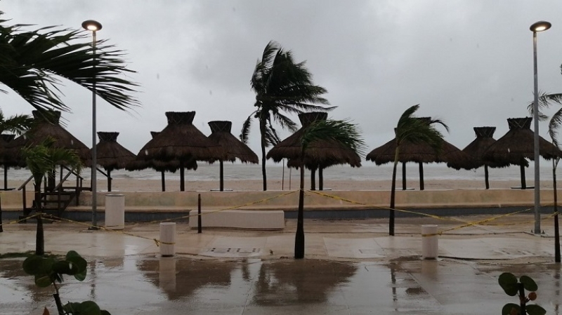 Zeta deja afectaciones menores en Telchac Puerto y Progreso