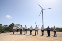 Inaugura gobernador Vila el Parque E&oacute;lico de Progreso