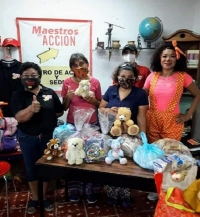 &ldquo;Maestros en Acci&oacute;n&rdquo; contin&uacute;a con la recaudaci&oacute;n de juguetes