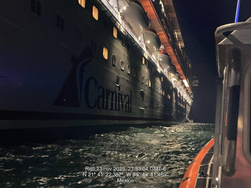 Rescate médico de tripulante en crucero