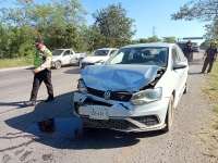 Choque causa caos vehicular en periférico