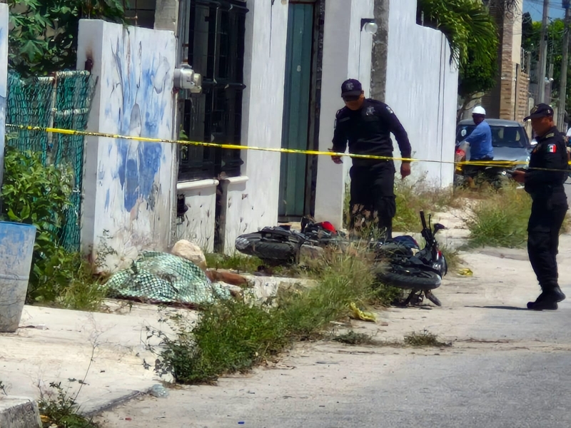 Muere motociclista en Chicxulub