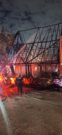 Pérdida total del restaurante Las Jaibas tras incendio