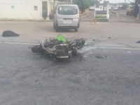 &ldquo;&iexcl;Que le avisen a Yesenia!&rdquo;, rogaba motociclista tras chocar&nbsp;