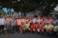 Brigadistas yucatecos concluyen labor solidaria en Veracruz