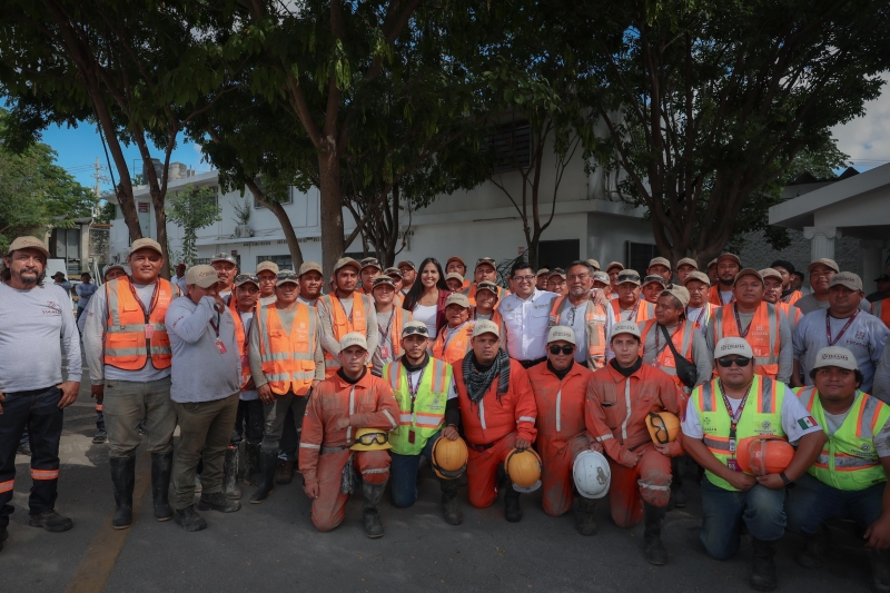 Brigadistas yucatecos concluyen labor solidaria en Veracruz