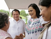 Destaca Ariadna Montiel labor de "Huacho" D&iacute;az en Sebienestar