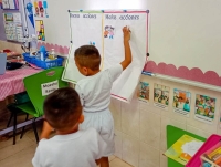 Ajustan horario de entrada en escuelas p&uacute;blicas por "heladez"