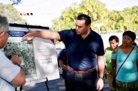 Ren&aacute;n Barrera entreg&oacute; obras de repavimentaci&oacute;n en Tanlum