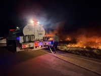 Sofocan incendio de pastizal en Kanas&iacute;n