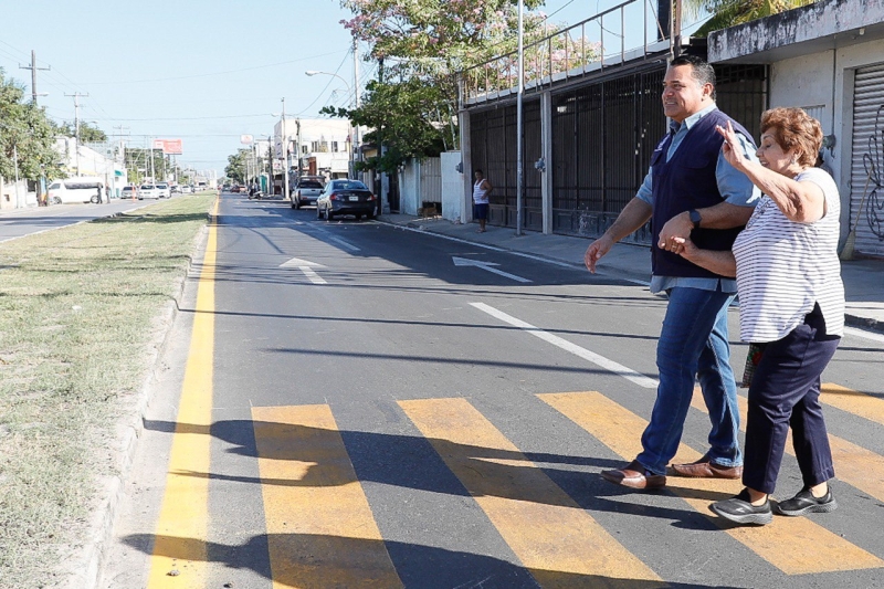 Renán anuncia trabajos de rehabilitación de vialidades en la ciudad