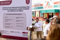 Inaugura "Huacho" laterales del Perif&eacute;rico de M&eacute;rida