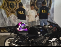 Cae  motociclista que burló retén