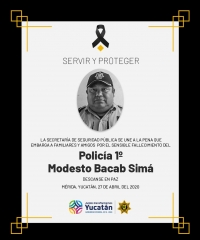 Confirman muerte de policía estatal por Covid-19 