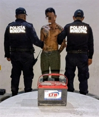 Cae presunto ladr&oacute;n en Progreso