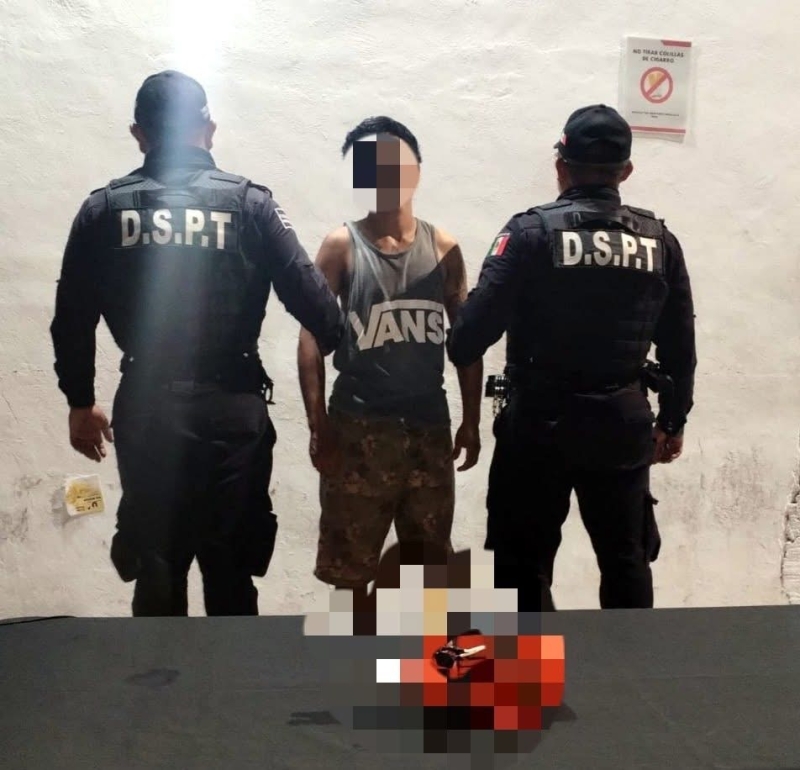 Cae presunto ladrón en Progreso