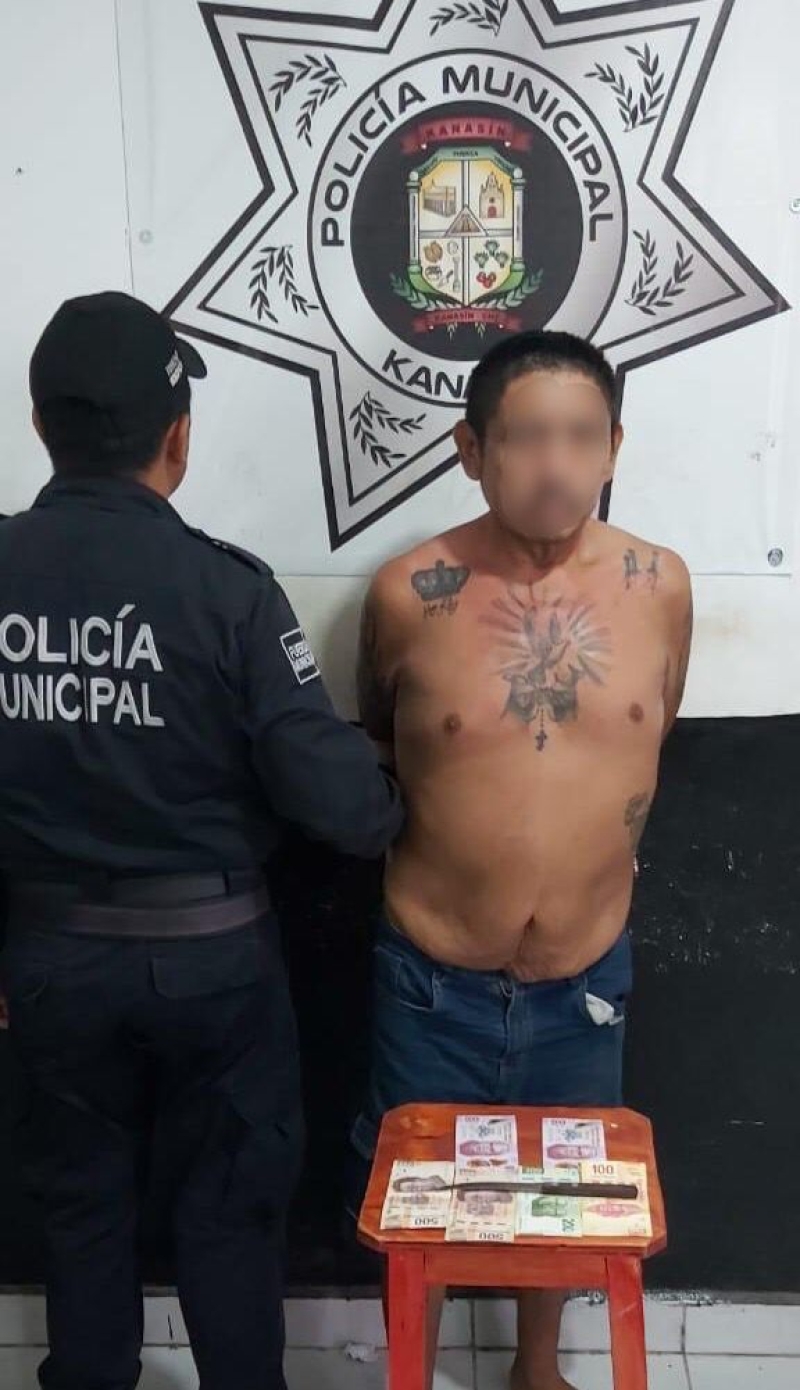 Detienen a sujeto por presunto robo con violencia