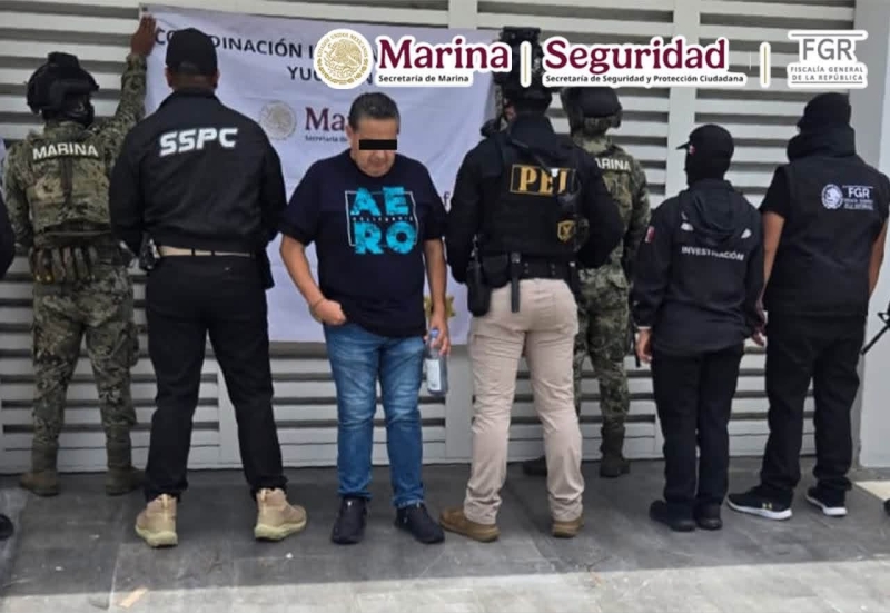 Cae capo en operativo en Mérida