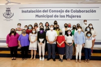 Instalan  Consejo de Colaboraci&oacute;n Municipal de las Mujeres