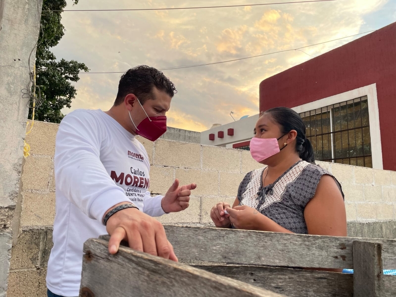 Haremos de Kanasín un lugar seguro: Carlos Moreno