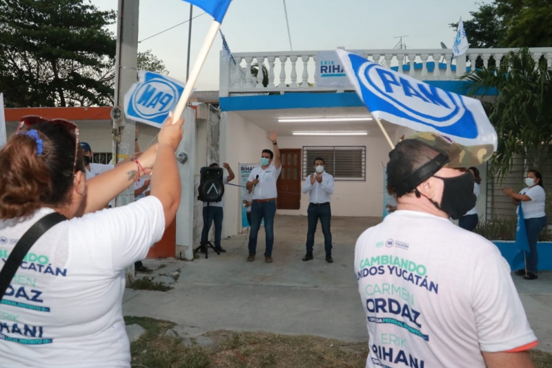 Erik Rihani inaugura casa de enlace en Progreso