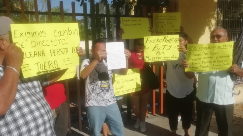 Protestan por presunta violación en jardín de niños