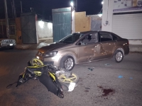 Dos mujeres heridas en siniestro vial; viajaban en motocicleta 