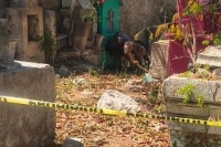 Hallan cadáver en el cementerio general