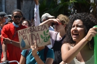 Protestan contra al cambio climático