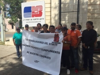 Protestan sindicalizados de Canal 13