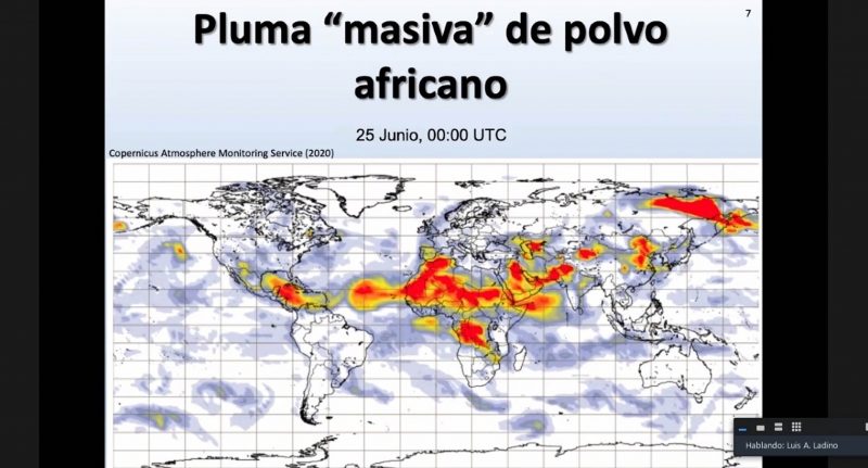 Masa de polvo proveniente de África, sin afectaciones graves para México