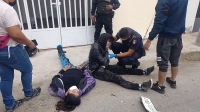 Motociclistas terminan en el hospital tras ser atropellados